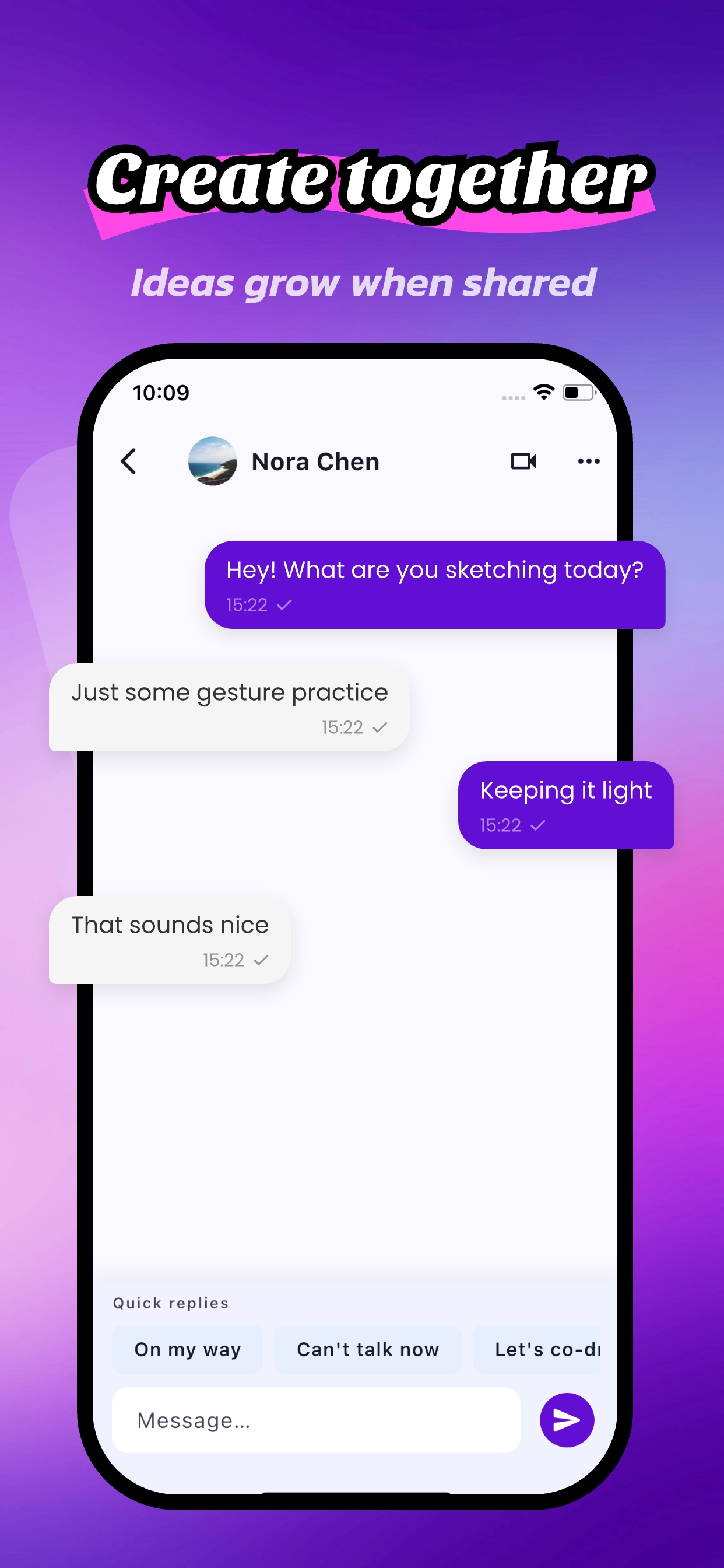 Tiigo app screen